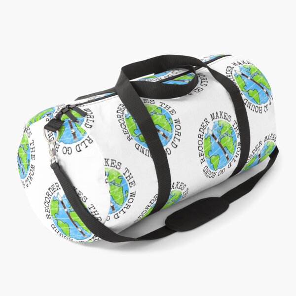 Item preview, Recorder Makes The World Go Round, Recorderist Earth Day designed and sold by doodlerob.