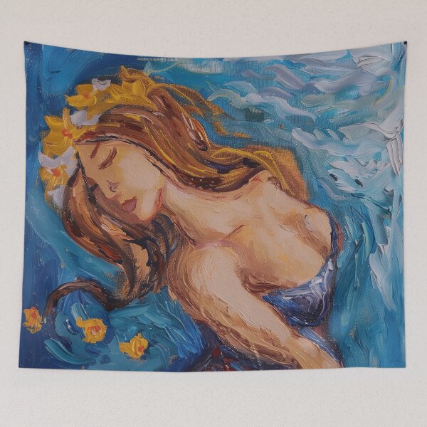Item preview, Aphrodite | Painting in the style of Vincent van Gogh designed and sold by ComicsFactory.