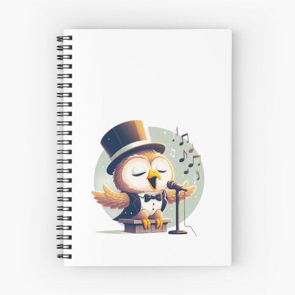 Item preview,  Owl Jolson singing design designed and sold by bouslama_shop  ⭐️⭐️⭐️⭐️⭐️.