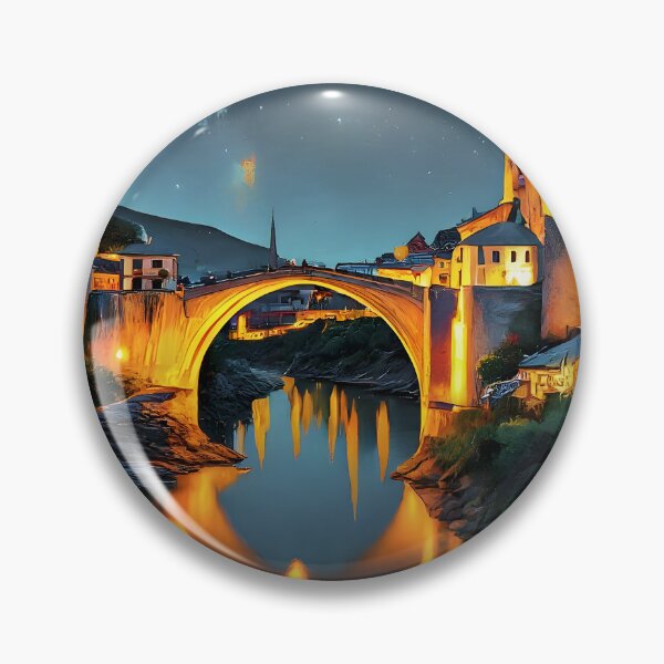 Item preview, Old bridge Mostar city designed and sold by TrendSh0p.