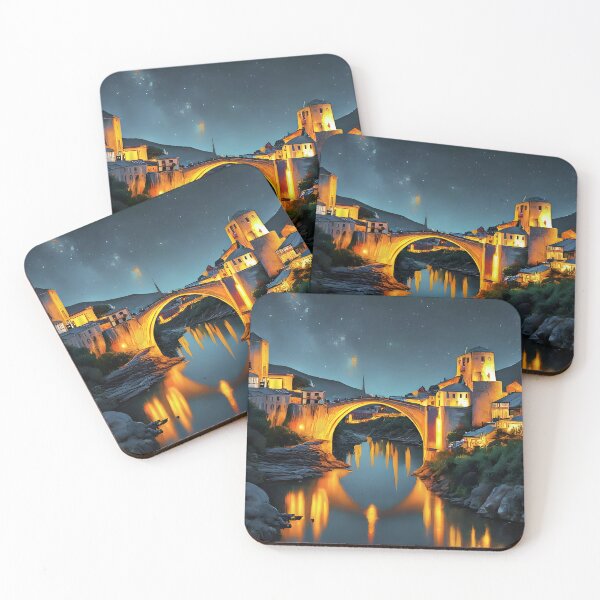 Item preview, Old bridge Mostar city designed and sold by TrendSh0p.
