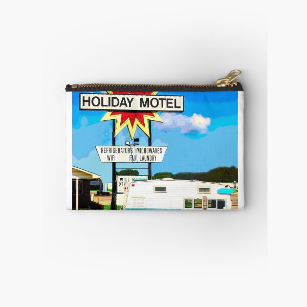 Item preview, Colorful Holiday Motel Retro Style Sign With Camper designed and sold by art64.