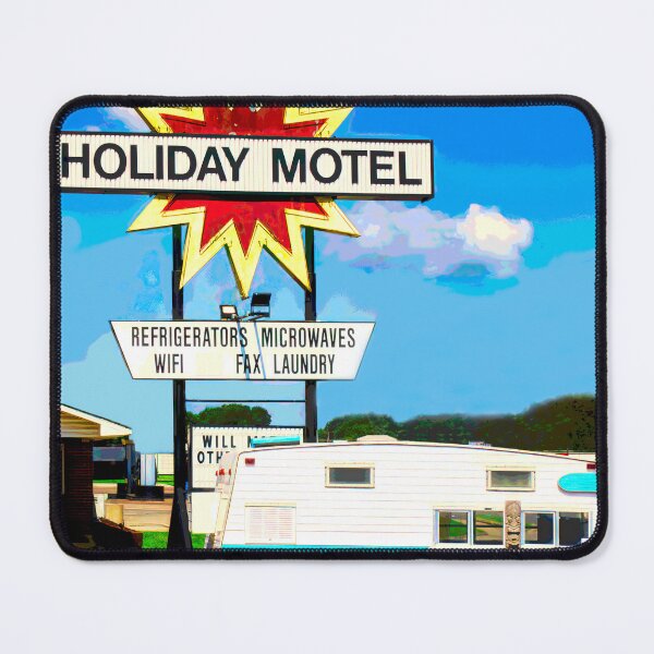 Item preview, Colorful Holiday Motel Retro Style Sign With Camper designed and sold by art64.