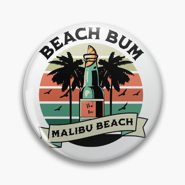 Item preview, Malibu Beach Ca Beach Bum  designed and sold by rroulette77.
