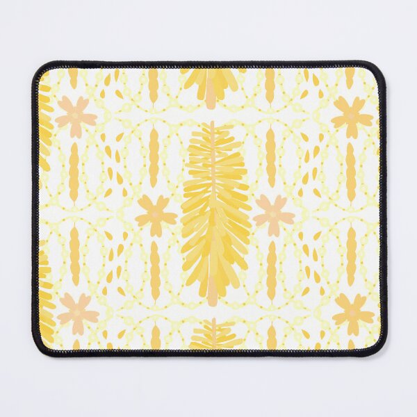 Item preview, Preppy pastel yellow floral botanical pattern. designed and sold by Meteryards.