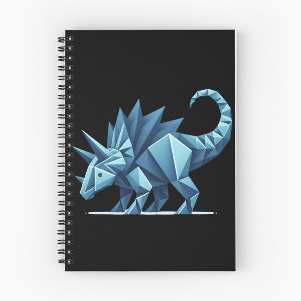 Aperçu de l'œuvre Origami Triceratops, monde des dinosaures en papier créée et vendue par coloursforkids.