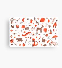 Autumn / Fall Pattern Canvas Print