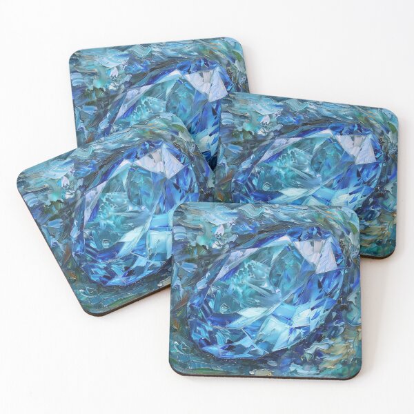Item preview, Aquamarine | Painting in the style of Vincent van Gogh designed and sold by ComicsFactory.