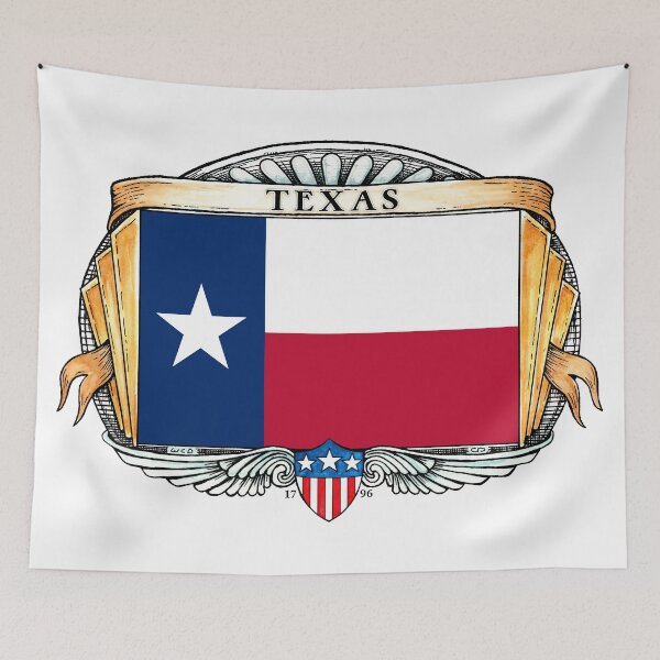 Item preview, Texas Art Deco Design with Flag designed and sold by Cleave.