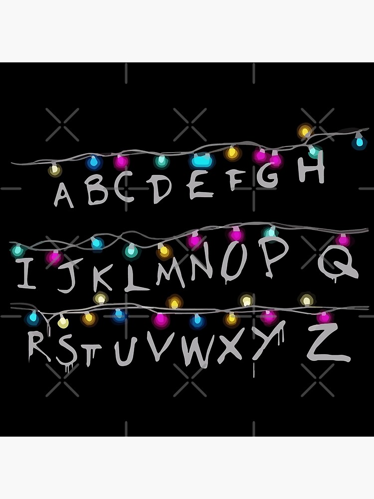 stranger alphabet things by PineLemon