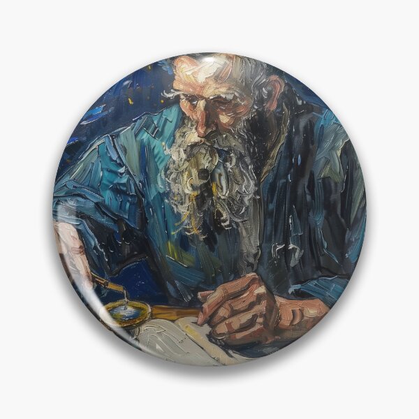 Item preview, Archimedes | Painting in the style of Vincent van Gogh designed and sold by ComicsFactory.