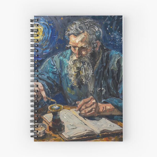 Item preview, Archimedes | Painting in the style of Vincent van Gogh designed and sold by ComicsFactory.