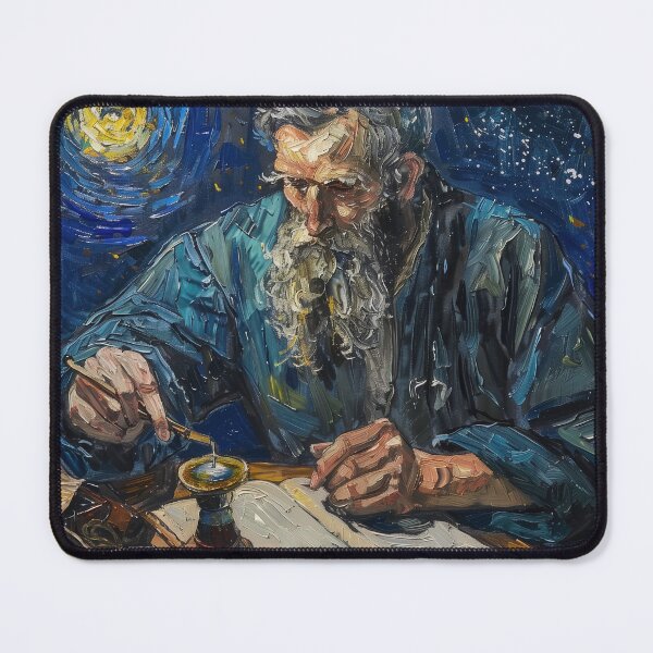 Item preview, Archimedes | Painting in the style of Vincent van Gogh designed and sold by ComicsFactory.