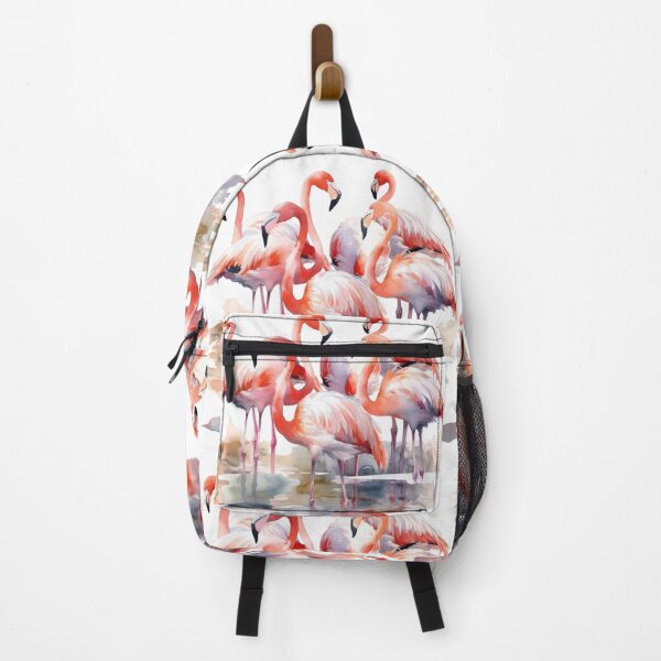 Item preview, Group of flamingos in the water designed and sold by Elnica.