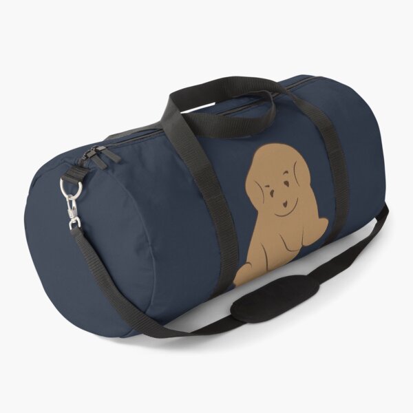 Item preview, Cuddly Puppy 2D Illustration - Brown & Blue designed and sold by OG-Graphics.