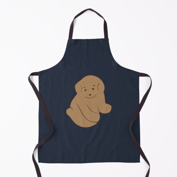 Item preview, Cuddly Puppy 2D Illustration - Brown & Blue designed and sold by OG-Graphics.
