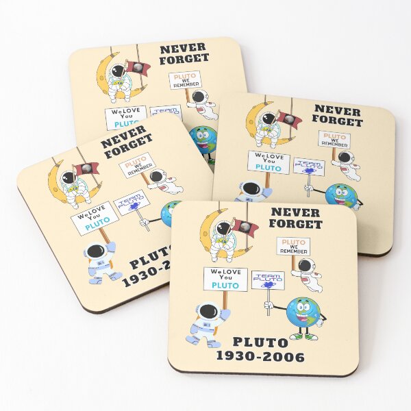 Item preview, Funny Science Gifts: Pluto Never Forget - Planet Astronomy Humor designed and sold by Ceramic Scripture.