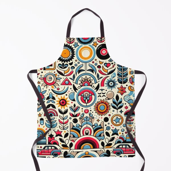 Item preview, Retro Groove: An Eclectic Throwback Pattern designed and sold by FarBeyound.