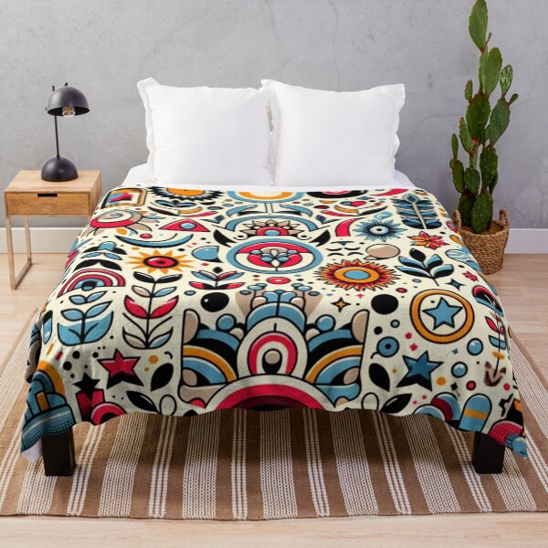 Item preview, Retro Groove: An Eclectic Throwback Pattern designed and sold by FarBeyound.