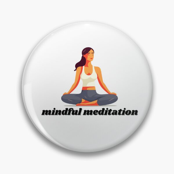 Item preview, mindful meditation  designed and sold by ChiWellness Shop.