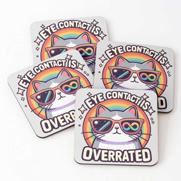 Item preview, Eye contact is overrated designed and sold by Vkinsify.