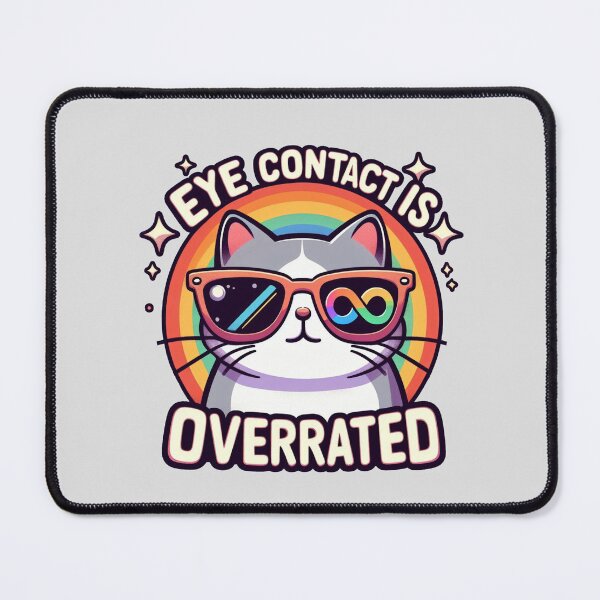 Item preview, Eye contact is overrated designed and sold by Vkinsify.
