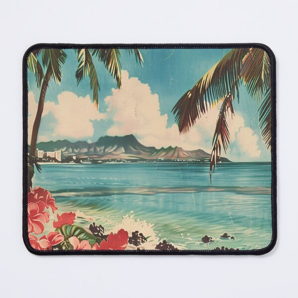 Item preview, Vintage Minimalist Hawaii Beach Nature View designed and sold by LVTFCOarts.