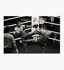 Muay Thai Photographic Print
