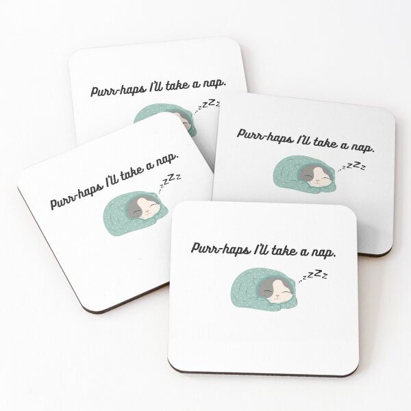 Item preview, Purr-haps I'll take a nap. designed and sold by luckyredskittle.