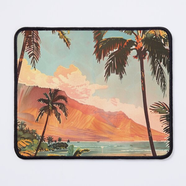 Item preview, Vintage Hawaii Evening Sunset Beach Nature designed and sold by LVTFCOarts.