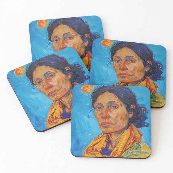 Item preview, Argentine woman | Painting in the style of Vincent van Gogh designed and sold by ComicsFactory.