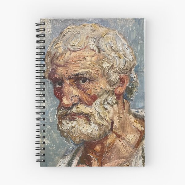 Item preview, Aristotle | Painting in the style of Vincent van Gogh designed and sold by ComicsFactory.