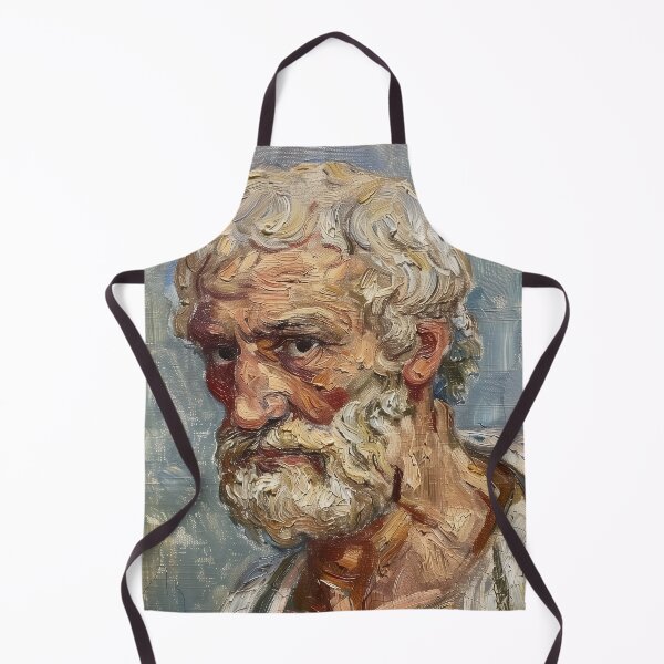 Item preview, Aristotle | Painting in the style of Vincent van Gogh designed and sold by ComicsFactory.