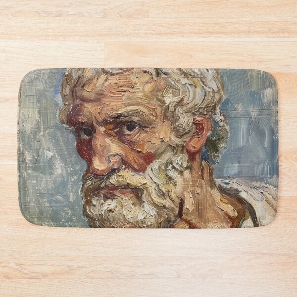Item preview, Aristotle | Painting in the style of Vincent van Gogh designed and sold by ComicsFactory.