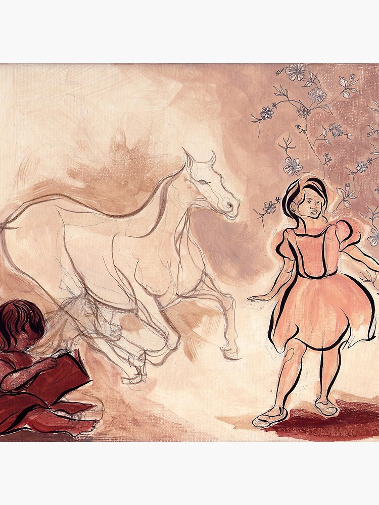 Girl with Horse Illustration by CatarinaGarcia