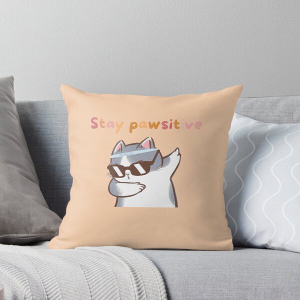 Item preview, Stay pawsitive  designed and sold by luckyredskittle.
