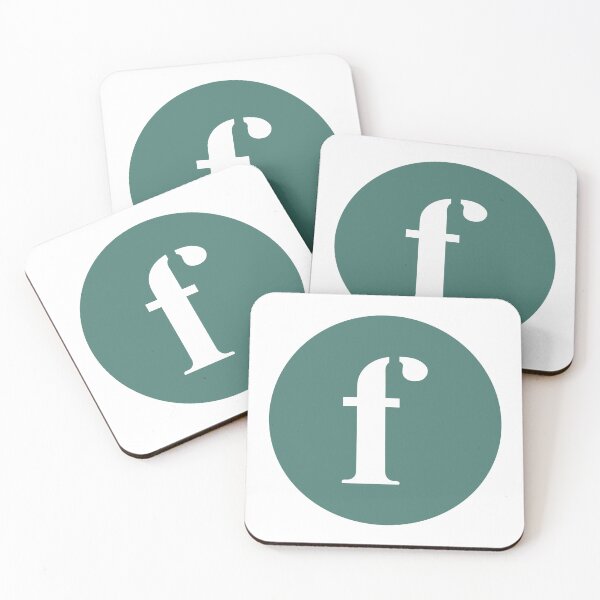 Item preview, Lowercase Alphabet F in Green Circle Modern Monogram Family Name Initial designed and sold by Ching Teoh.