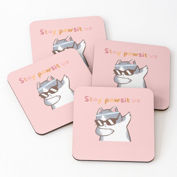 Item preview, Stay pawsitive  designed and sold by luckyredskittle.
