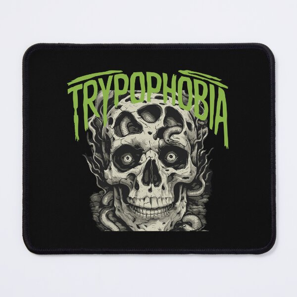 Item preview, trypophobia x skull x worm designed and sold by The  Knick Knack Nook.