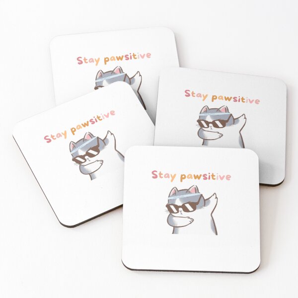 Item preview, Stay pawsitive  designed and sold by luckyredskittle.