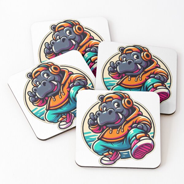 Item preview, Hip Hopapotamus designed and sold by RetroDig.