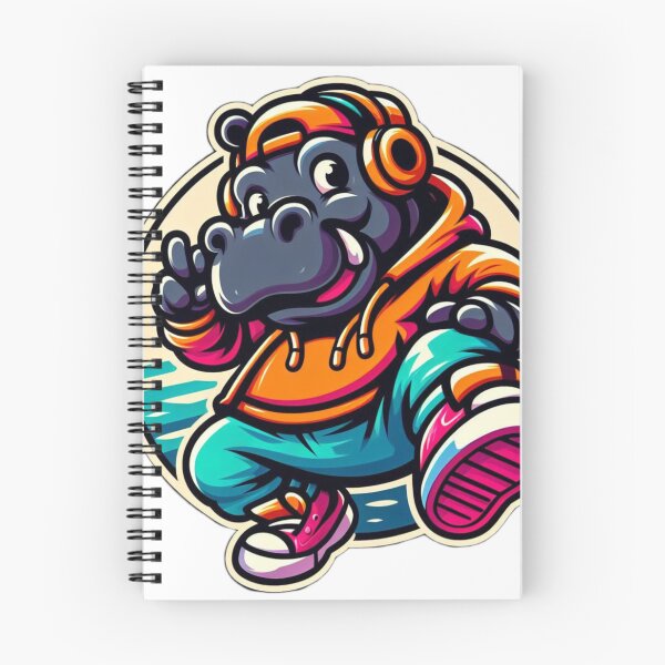 Item preview, Hip Hopapotamus designed and sold by RetroDig.