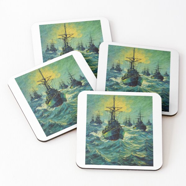 Item preview,  "War Naval Fleet" designed and sold by Artisticanvas.