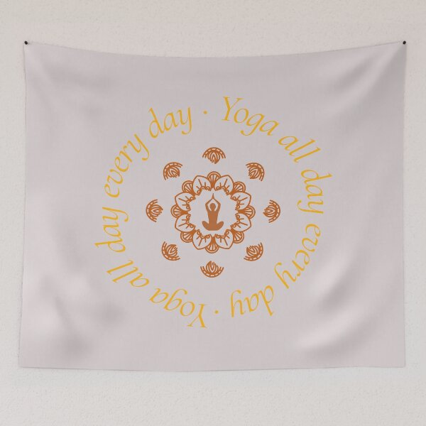 Item preview, YOGA all day every day designed and sold by santiagoml.