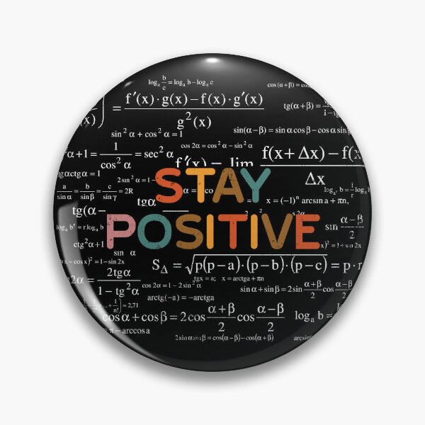 Item preview, Math Positive X Funny Math retro wavy designed and sold by AyoubTilaoui.