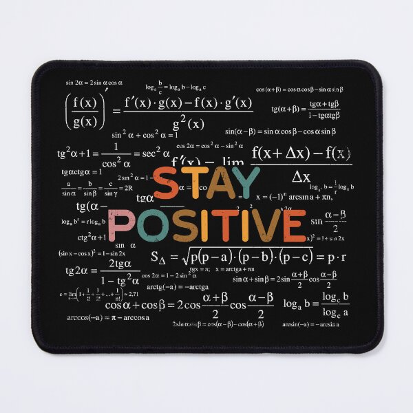 Item preview, Math Positive X Funny Math retro wavy designed and sold by AyoubTilaoui.