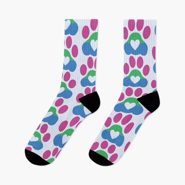 Item preview, Pride Cat Paw: Polysexual Pride designed and sold by SkyBlueArts.