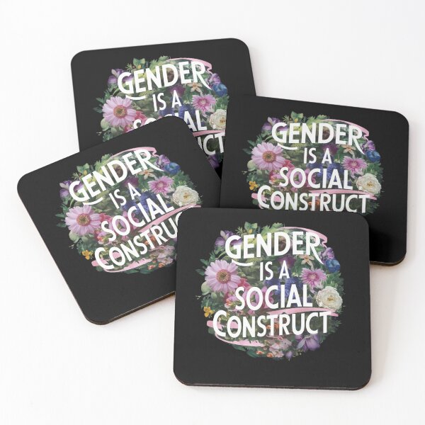Item preview, Funny Pride LGBTQ Gay Queer Gift Gender Is A Social Construct Progressive Statement and Social Construct LGBTQ+ Trans Visibility Day for Equality Advocate designed and sold by Kiraz771s.