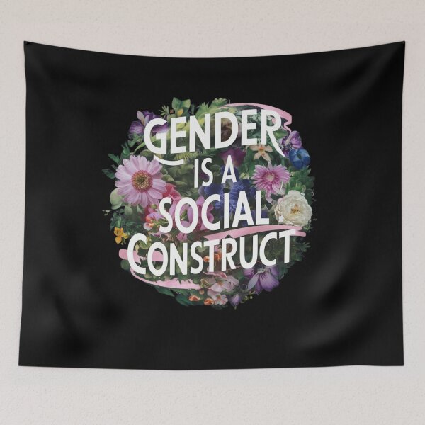Item preview, Funny Pride LGBTQ Gay Queer Gift Gender Is A Social Construct Progressive Statement and Social Construct LGBTQ+ Trans Visibility Day for Equality Advocate designed and sold by Kiraz771s.