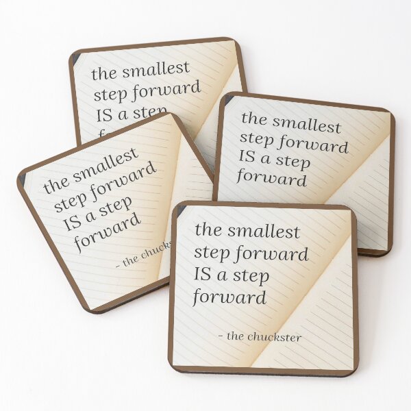 Item preview, The smallest step forward IS a step forward designed and sold by ChucksterTees.